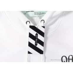 Hypeyourbeast Hoodies & Jackets OFF-WHITE Pink Orange Arrow Hoodie 'WHITE'