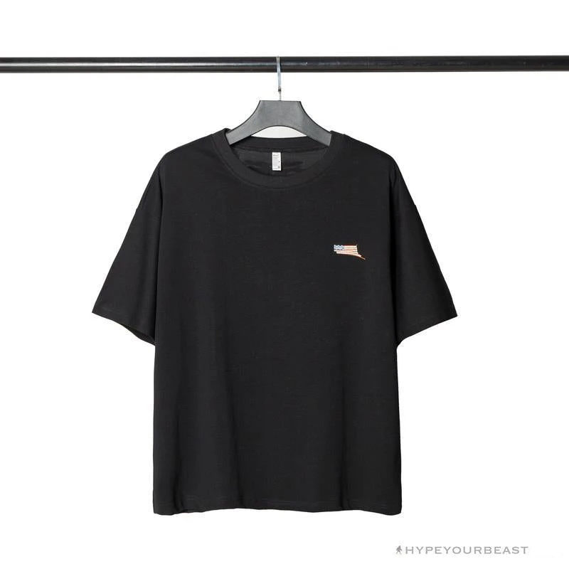 Hypeyourbeast OFF-WHITE Loose X Oversized Chest Tee Shirt 'BLACK' T-Shirts 1 Hypeyourbeast OFF-WHITE Loose X Oversized Chest Tee Shirt 'BLACK' T-Shirts