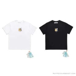 Hypeyourbeast OFF-WHITE Cat And Mouse Tee Shirt 'WHITE' T-Shirts