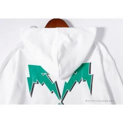 Hypeyourbeast OFF-WHITE Green Arrow Hoodie 'WHITE'