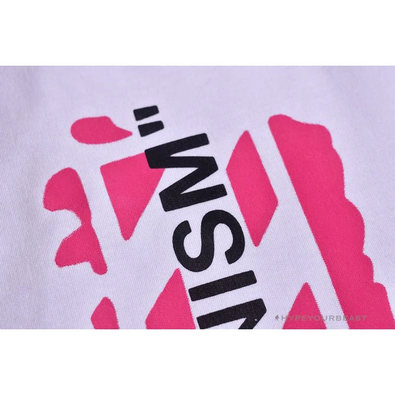 Hypeyourbeast OFF-WHITE 99 X Pink Arrow Shorts 'WHITE' Pants 10 Hypeyourbeast OFF-WHITE 99 X Pink Arrow Shorts 'WHITE' Pants