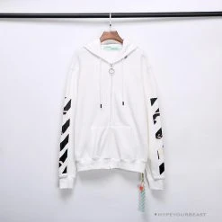 Hypeyourbeast OFF-WHITE Angel Jesus Religious Print Hoodie 'WHITE'
