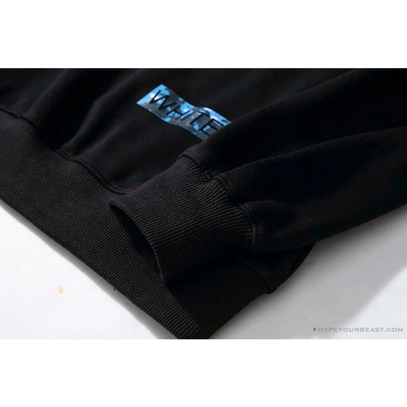 Hypeyourbeast OFF-WHITE Classic Wave Oil Painting Cotton Terry Long Sleeve Shirt 'BLACK' Shirts 7 Hypeyourbeast OFF-WHITE Classic Wave Oil Painting Cotton Terry Long Sleeve Shirt 'BLACK' Shirts