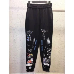 Hypeyourbeast OFF-WHITE Pants Black Paint
