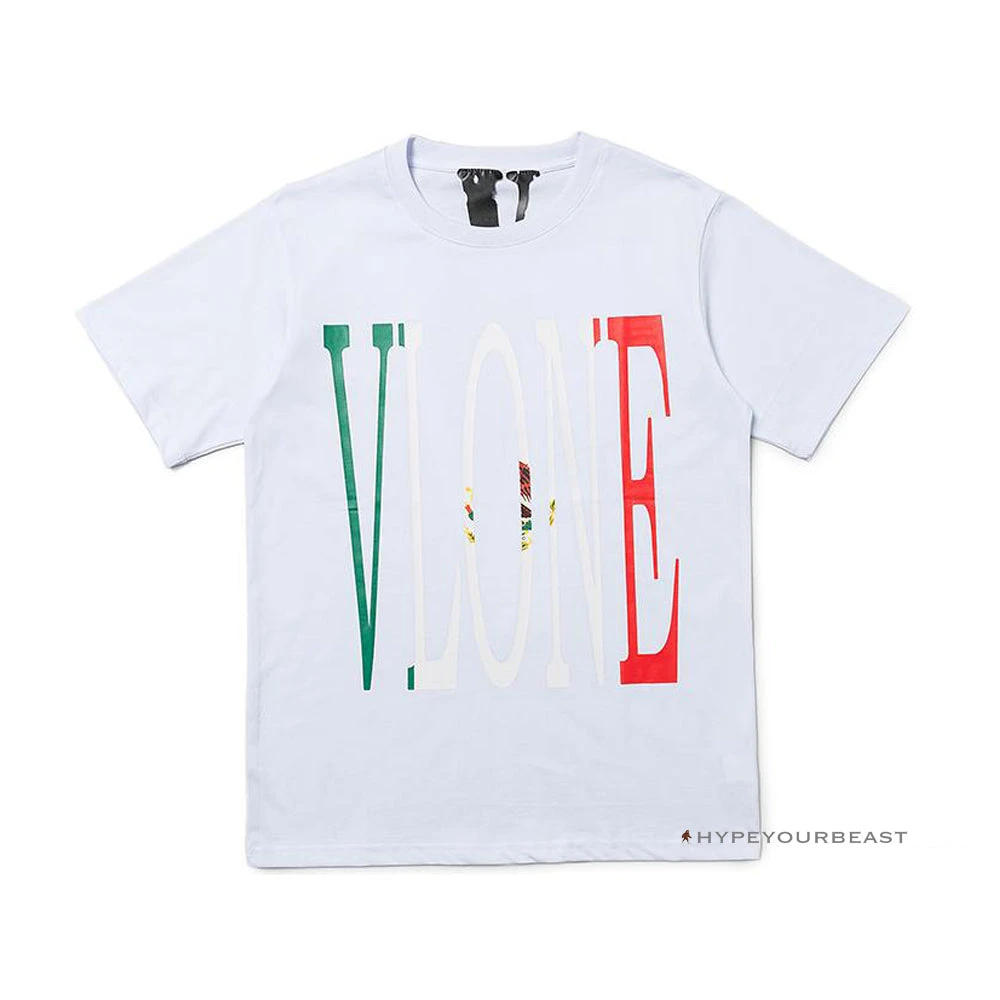 HypeYourBeast Vlone White Mexico Tee Shirt 3 HypeYourBeast Vlone White Mexico Tee Shirt