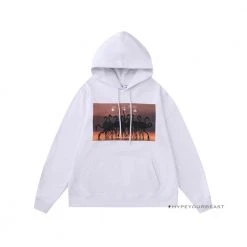 HypeYourBeast Off White Hoodie Flamingo - White Hoodies & Jackets