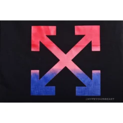 Hypeyourbeast Pants OFF-WHITE Gradient Series Shorts 'BLACK'