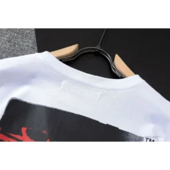 Hypeyourbeast OFF-WHITE Acrylic Hand-Painted Graffiti Pattern Tee Shirt 'WHITE' 13 Hypeyourbeast OFF-WHITE Acrylic Hand-Painted Graffiti Pattern Tee Shirt 'WHITE'