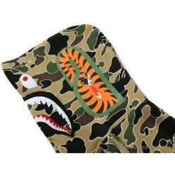 Hypeyourbeast BAPE Shark Head STA Star Camouflage Hoodie 'YELLOW' Clothes