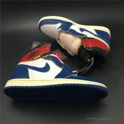 Hypeyourbeast Jordan 1 Retro High Union Los Angeles Storm Blue Blue Toes