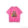 Hypeyourbeast Clothes BAPE Baby Milo Sesame Street Carp Streamer Tee Shirt 'PINK'