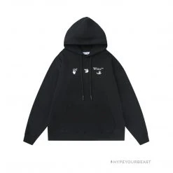 HypeYourBeast Off White Hoodie Royal - Black