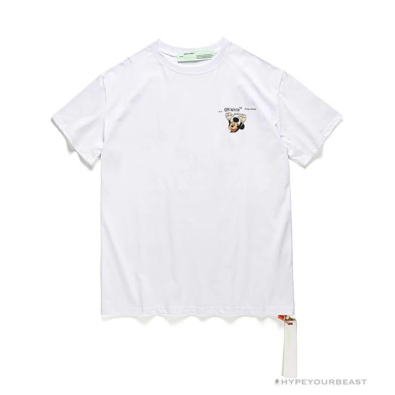 Hypeyourbeast T-Shirts OFF-WHITE Disney Spring X Summer Mickey With Pluto Tee Shirt 'WHITE' 1 Hypeyourbeast T-Shirts OFF-WHITE Disney Spring X Summer Mickey With Pluto Tee Shirt 'WHITE'