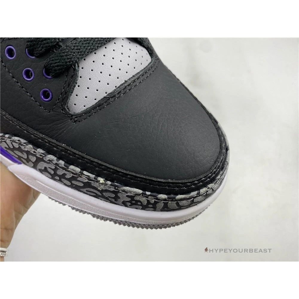 Hypeyourbeast Air Jordan 3 'Court Purple Black Cement' 6 Hypeyourbeast Air Jordan 3 'Court Purple Black Cement'