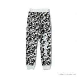 Hypeyourbeast BAPE Chinese Style Ink Camouflage 10th Anniversary Limited Pants 'WHITE'