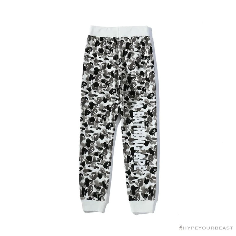Hypeyourbeast BAPE Chinese Style Ink Camouflage 10th Anniversary Limited Pants 'WHITE' 2 Hypeyourbeast BAPE Chinese Style Ink Camouflage 10th Anniversary Limited Pants 'WHITE'