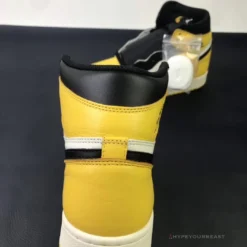 HypeYourBeast Air Jordan 1 High Yellow Toe Black White