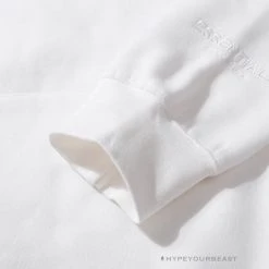 HypeYourBeast FOG Hoodie Reflective ‘ESSENTIALS’ White Hoodies & Jackets