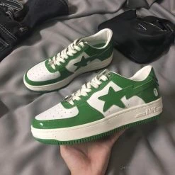 HypeYourBeast BAPE STA Low Top Sneakers Green
