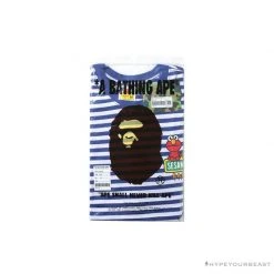 Hypeyourbeast Clothes BAPE Baby Milo Sesame Street Striped Tee Shirt 'BLUE'