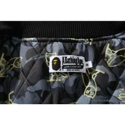 Hypeyourbeast BAPE OVO Patchwork Baseball Owl Jacket Clothes