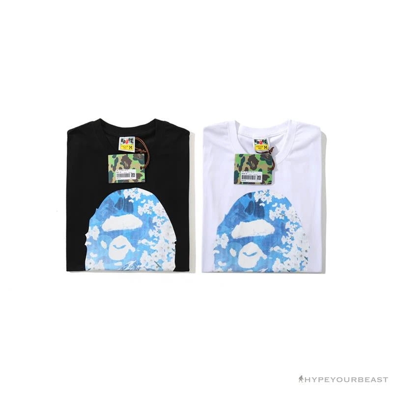 Hypeyourbeast BAPE Japan Limited Edition Mt. Fuji Sakura Tee Shirt 'BLACK' 16 Hypeyourbeast BAPE Japan Limited Edition Mt. Fuji Sakura Tee Shirt 'BLACK'