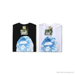Hypeyourbeast BAPE Japan Limited Edition Mt. Fuji Sakura Tee Shirt 'WHITE' Clothes