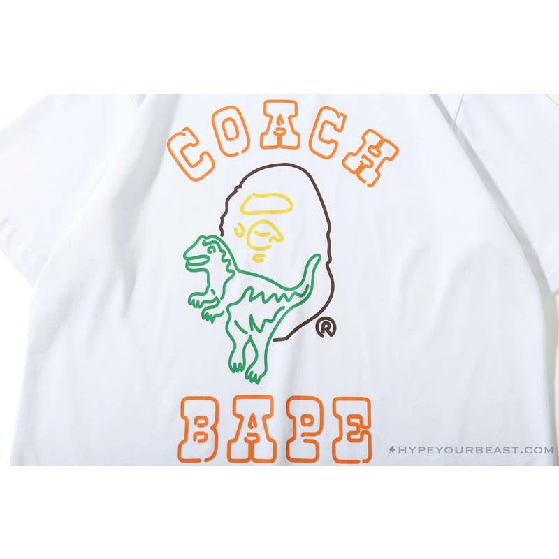 Hypeyourbeast BAPE Little Dinosaur Cartoon Line Tee Shirt 4 Hypeyourbeast BAPE Little Dinosaur Cartoon Line Tee Shirt