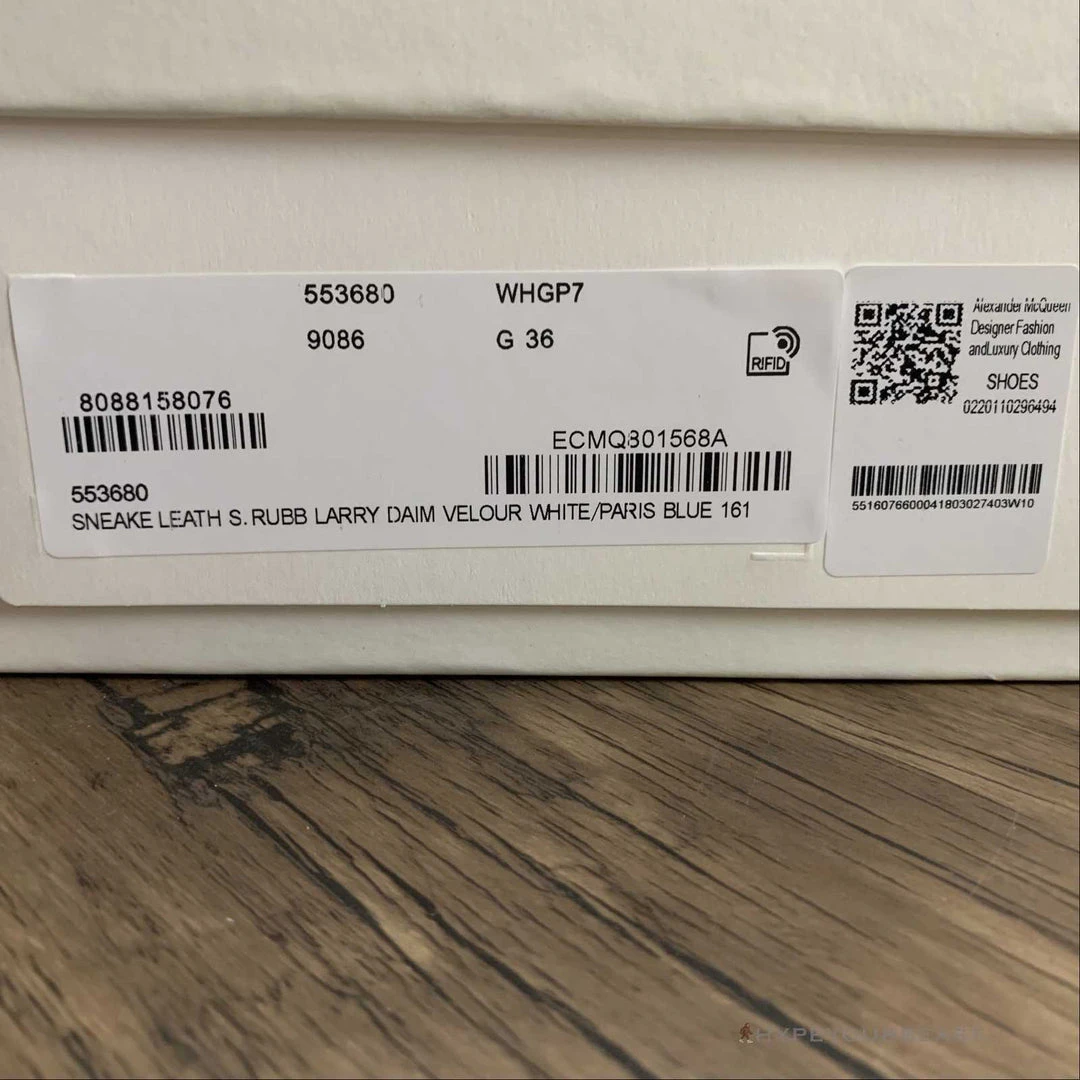 HypeYourBeast Alexander McQueen White / Blue 10 HypeYourBeast Alexander McQueen White / Blue