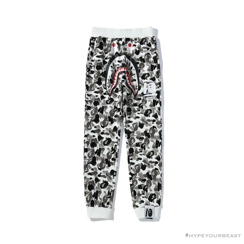 Hypeyourbeast BAPE Chinese Style Ink Camouflage 10th Anniversary Limited Pants 'WHITE' 1 Hypeyourbeast BAPE Chinese Style Ink Camouflage 10th Anniversary Limited Pants 'WHITE'