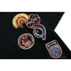 Hypeyourbeast Clothes BAPE Shark Head Crazy Patch Tee Shirt