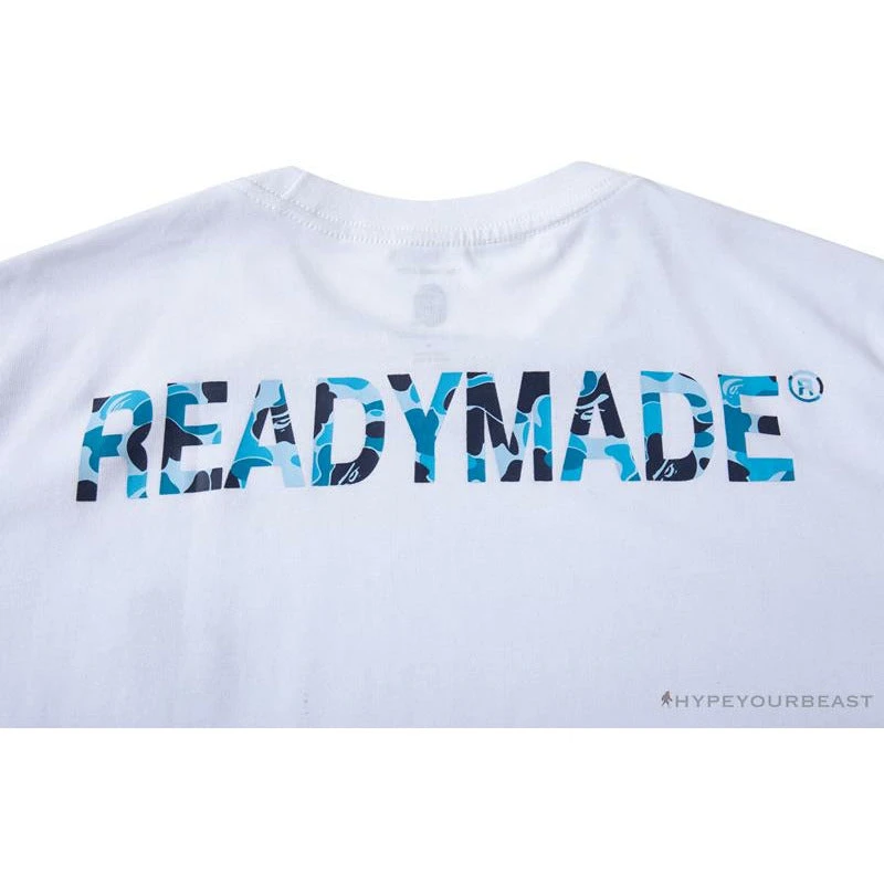 Hypeyourbeast BAPE Readymade Small Bee Camouflage Letter Tee Shirt 'BLUE' 9 Hypeyourbeast BAPE Readymade Small Bee Camouflage Letter Tee Shirt 'BLUE'