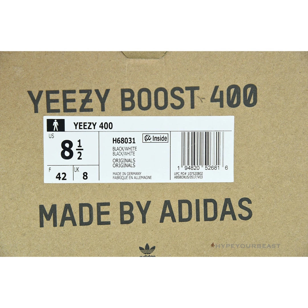 Hypeyourbeast Adidas Yeezy Boost 400 Black/White 8 Hypeyourbeast Adidas Yeezy Boost 400 Black/White