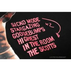 Hypeyourbeast OFF-WHITE Travis Scott Fortnite Tee Shirt 'BLACK'