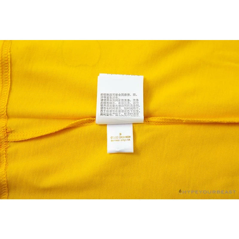 Hypeyourbeast BAPE KIDS Small Net Pocket Ape Man Head Tee Shirt 'YELLOW' Clothes 14 Hypeyourbeast BAPE KIDS Small Net Pocket Ape Man Head Tee Shirt 'YELLOW' Clothes