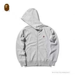 Hypeyourbeast BAPE Classic Ape Head Hoodie 'GREY'