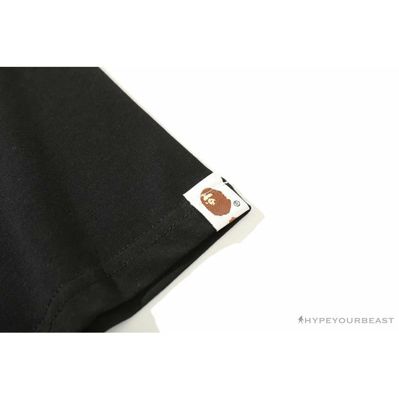 Hypeyourbeast BAPE Baby Milo Sesame Street Plain Tee Shirt 'BLACK' 6 Hypeyourbeast BAPE Baby Milo Sesame Street Plain Tee Shirt 'BLACK'