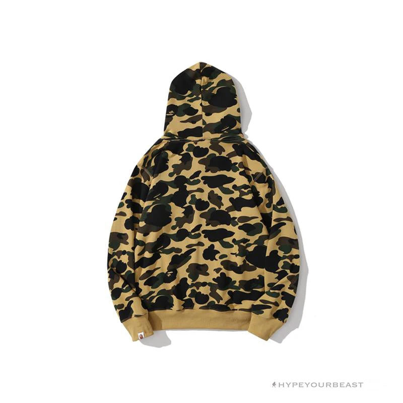 HypeYourBeast BAPE Camouflage Kangaroo Hooded Hoodie Yellow Clothes 2 HypeYourBeast BAPE Camouflage Kangaroo Hooded Hoodie Yellow Clothes