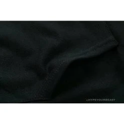 Hypeyourbeast BAPE Classic Ape Head Embroidered Standard Cotton Terry Hoodie 'BLACK' Clothes