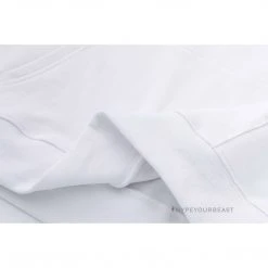 HypeYourBeast Off White Hoodie Red Orange - White Hoodies & Jackets