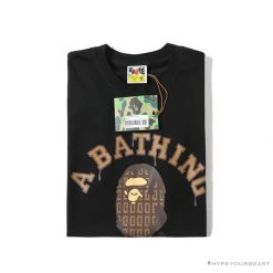 Hypeyourbeast BAPE Valentine's Day Chocolate Ape Head Tee Shirt 'BLACK'