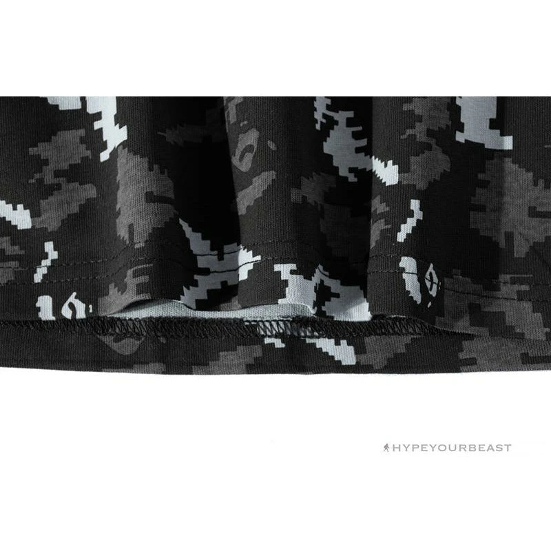 Hypeyourbeast BAPE Digital Pixel Camouflage Tee Shirt 'BLACK' Clothes 9 Hypeyourbeast BAPE Digital Pixel Camouflage Tee Shirt 'BLACK' Clothes