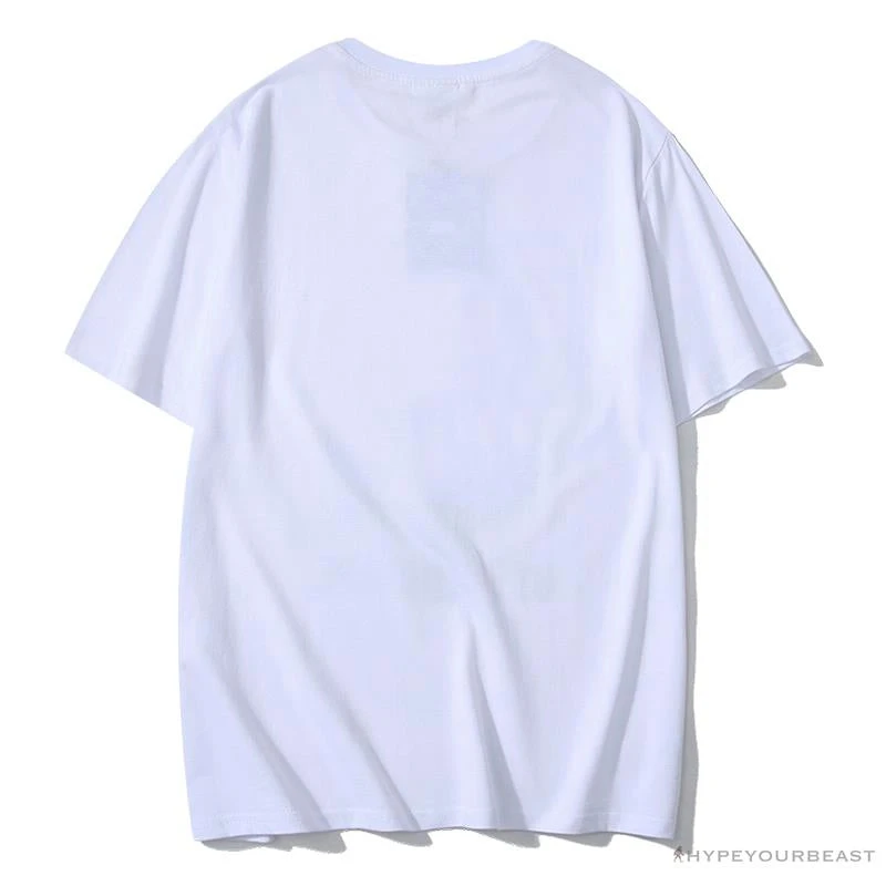 Hypeyourbeast BAPE Starry Sky Camouflage Luminous Great Ape Man Head Tee Shirt 'WHITE' 2 Hypeyourbeast BAPE Starry Sky Camouflage Luminous Great Ape Man Head Tee Shirt 'WHITE'