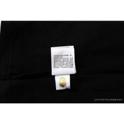 Hypeyourbeast Clothes BAPE Ape Head Blue X Yellow Contrast Letter Tee Shirt