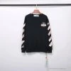 Hypeyourbeast OFF-WHITE Rubber Strip Arrow Long Sleeve Shirt 'BLACK'