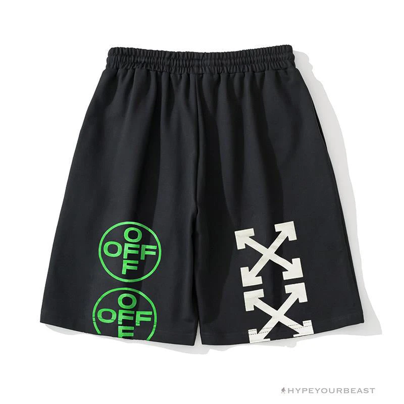 Hypeyourbeast OFF-WHITE Golden Ratio Shorts 'BLACK' Pants 2 Hypeyourbeast OFF-WHITE Golden Ratio Shorts 'BLACK' Pants