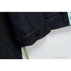 Hypeyourbeast OFF-WHITE Autumn And Winter New ️Back Blue Arrow Wash Denim Jacket Hoodies & Jackets