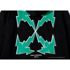 Hypeyourbeast Hoodies & Jackets OFF-WHITE Green Arrow Hoodie 'BLACK'