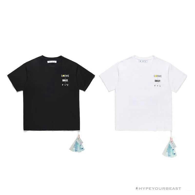 Hypeyourbeast OFF-WHITE X LOEW X SMILEY Tee Shirt 'WHITE' T-Shirts 12 Hypeyourbeast OFF-WHITE X LOEW X SMILEY Tee Shirt 'WHITE' T-Shirts