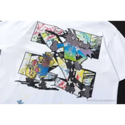 Hypeyourbeast OFF-WHITE LV Pattern Cartoon Series Tee Shirt 'WHITE' T-Shirts 14 Hypeyourbeast OFF-WHITE LV Pattern Cartoon Series Tee Shirt 'WHITE' T-Shirts
